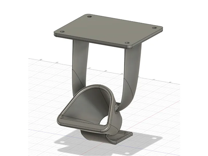 Aero Style Underdesk hanging glue gun holder
