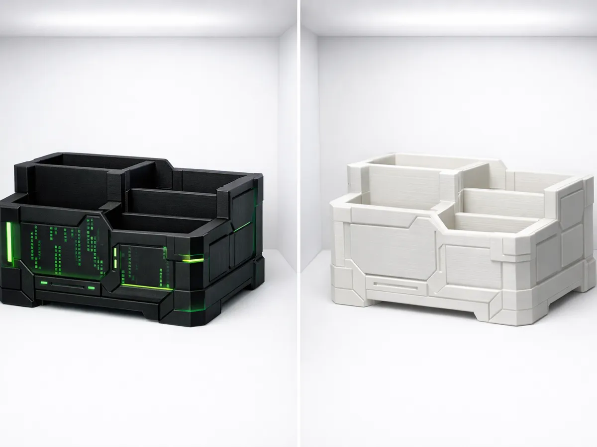 NEO: MATRIX CODE CONTROL ORGANIZER - Free 3D Print Model - MakerWorld