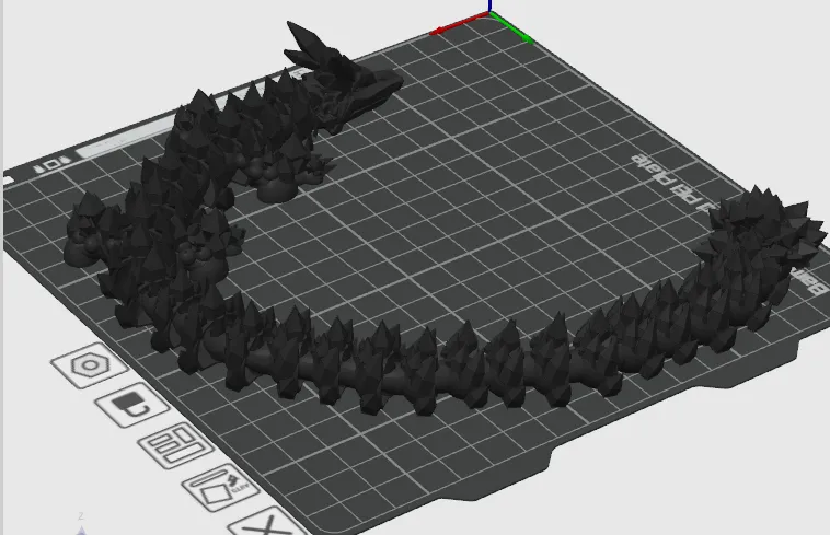 Articulating Crystal Dragon - Free 3D Print Model - MakerWorld