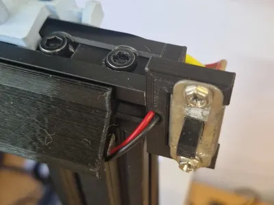 Ender 3 End cap with switch holder