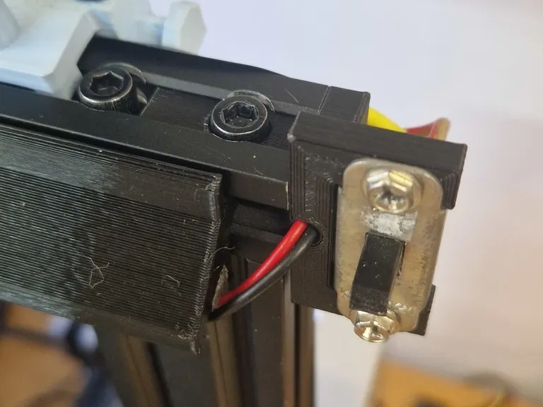 Ender 3 End cap with switch holder