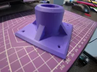 Embout de pied de table pour tube acier 25 mm — photo 1