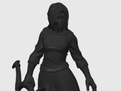 Anziana elfa maga arciera, Dangeons & Dragons