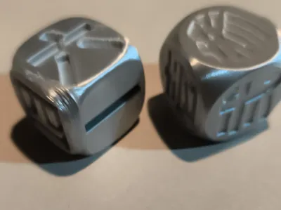 Chinese 1-6 numbers D6 die
