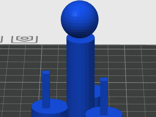 miniature tower with ball