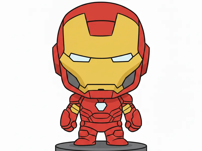 Chibi Eroe Marvel - Iron Man