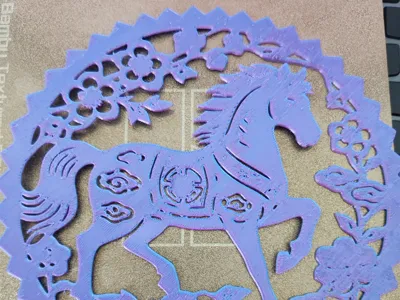 Year of the Horse Window Decoration
