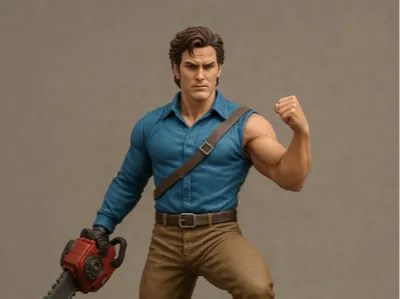 Hero on top of the monster