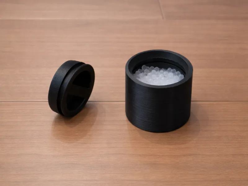 Screwable silicagel box