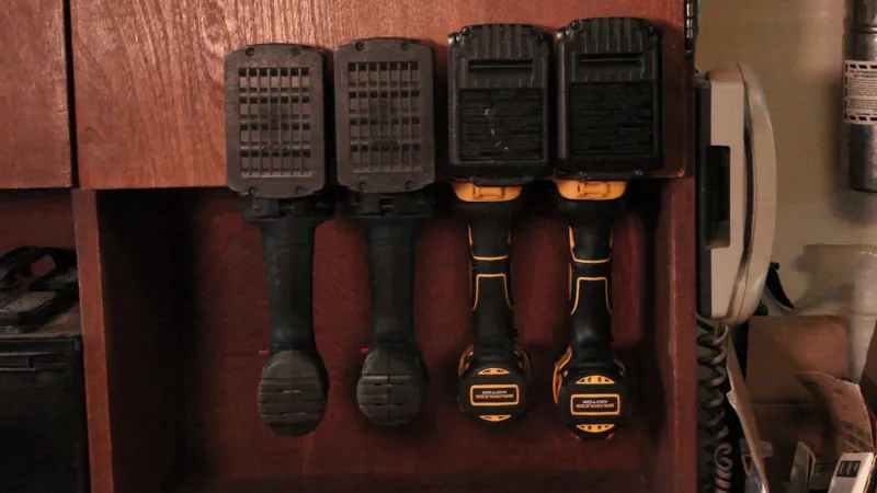 Wall Mounted Drill Holder (Most brands) 
