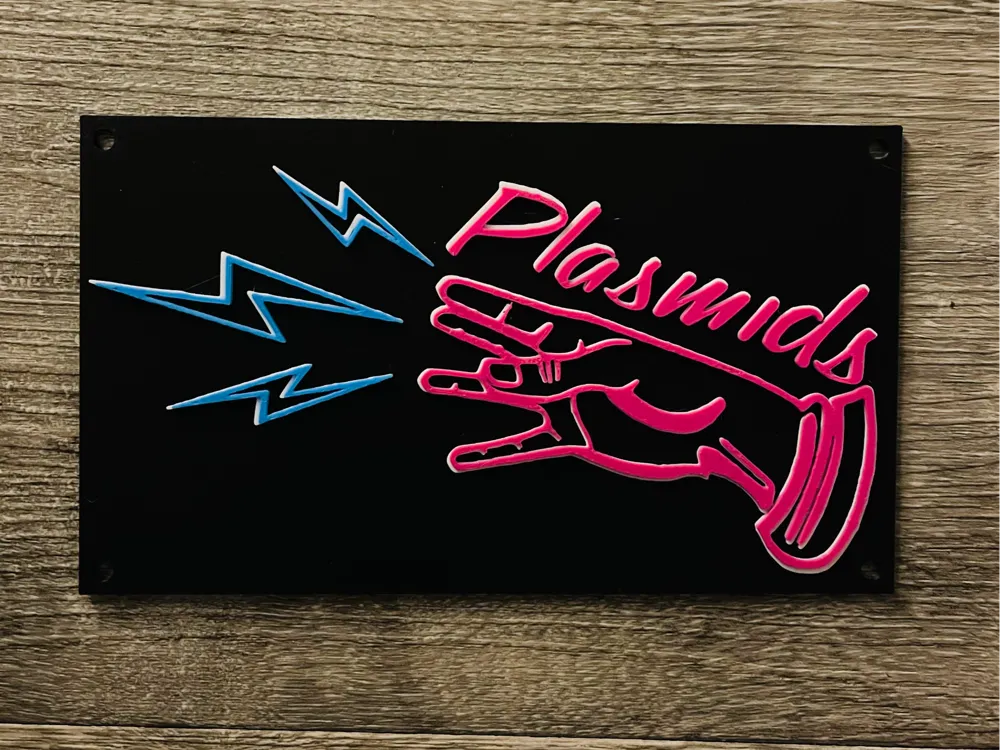 Bioshock Plasmids Neon Sign Color - Free 3D Print Model - MakerWorld