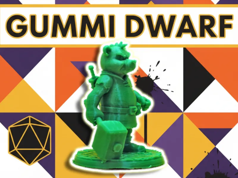 Gruffi Gummi D&D Dwarf Tabletop Miniature 