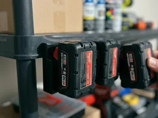 Milwaukee M18 Battery Shelf Mount