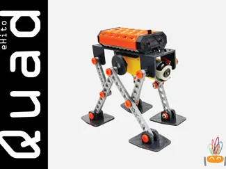 3D Printed Walking Quad Robot