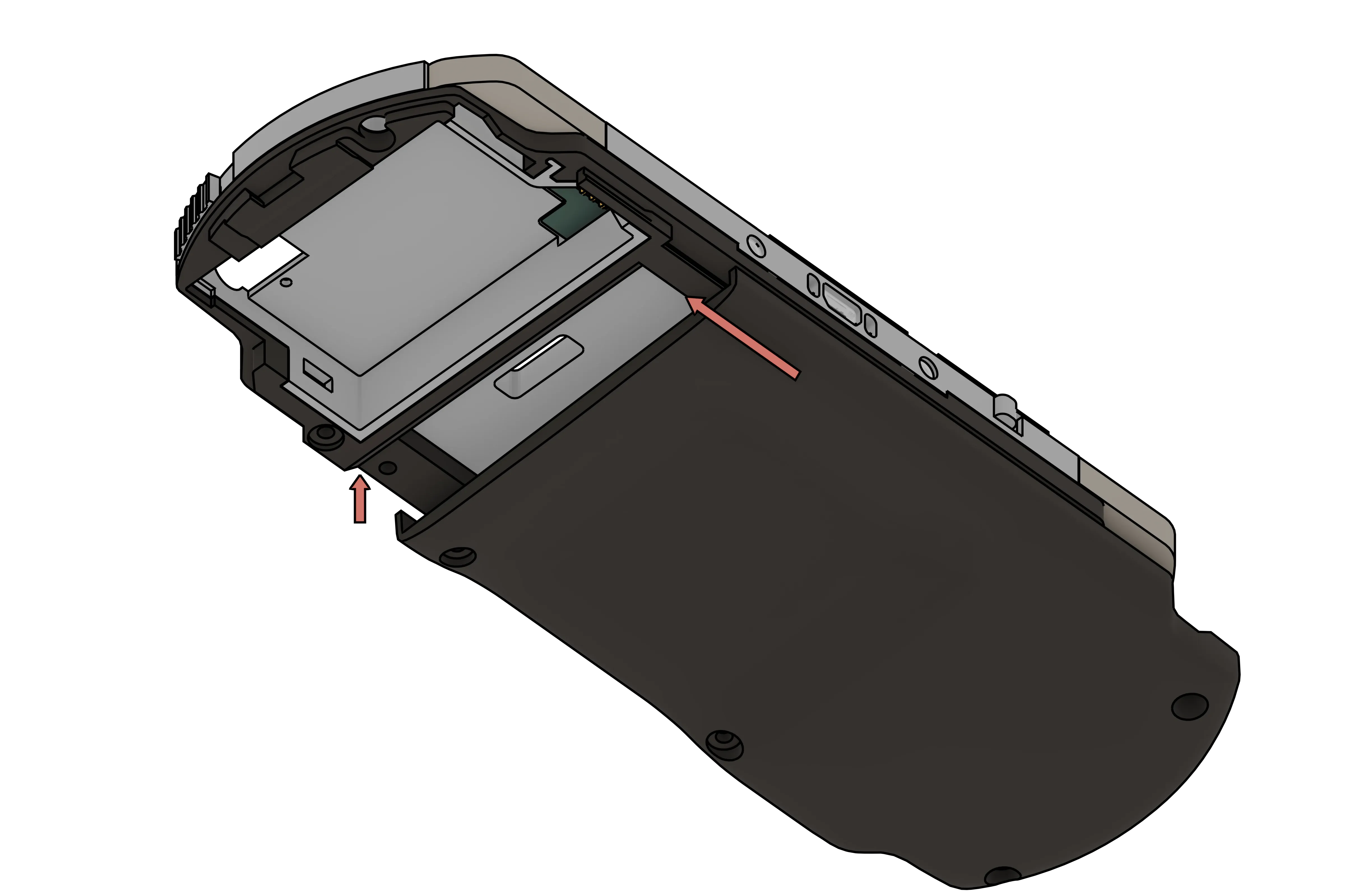 Psp Shell Model PSP 2000/3000 Shell Kit - Free 3D Print Model - MakerWorld