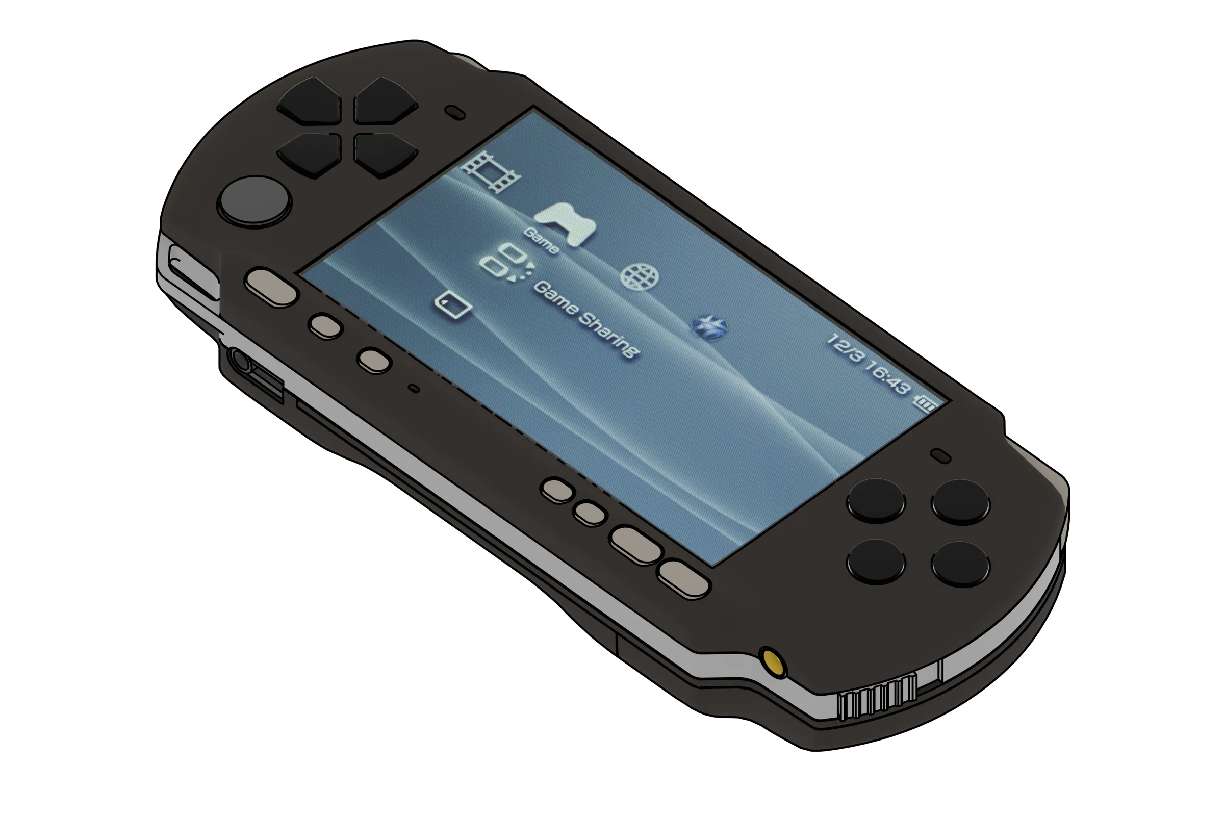 PSP 2000/3000 Shell Kit - Free 3D Print Model - MakerWorld