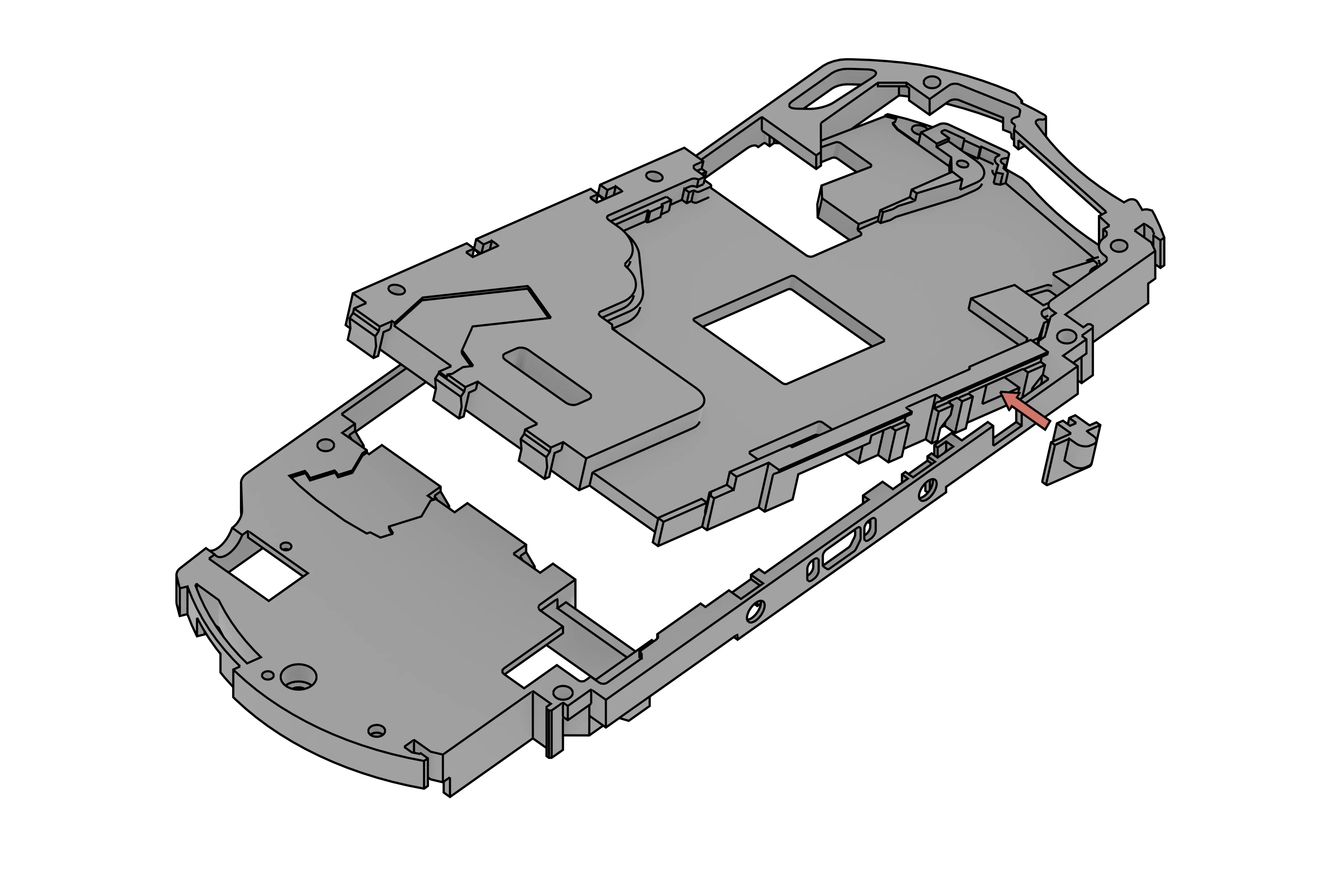 Psp Shell Model PSP 2000/3000 Shell Kit - Free 3D Print Model - MakerWorld