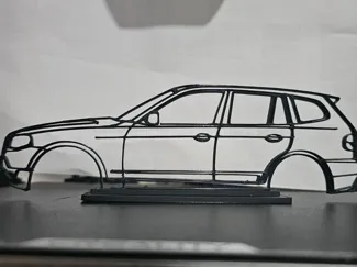 BMW X3 E83 Outline Silhouette
