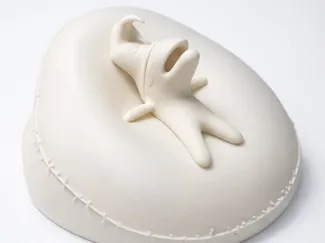Glep Figure on Pillow – Smiling Friends Fan Art