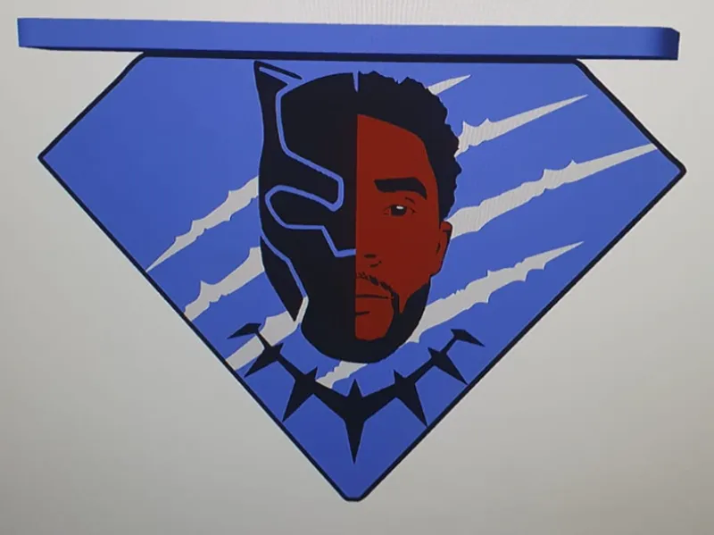 MENSOLA DA CAMERETTA BLACK PANTHER 