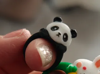 小熊猫戒指