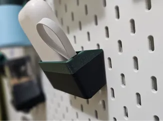 Customizable (Skadis) Storage Box with Tilt