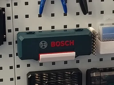Square pegboard accessory - Bosch GO3 electric screwdriver holder