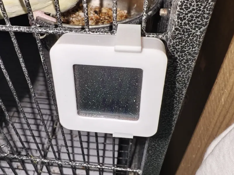 鸟笼温湿度计架