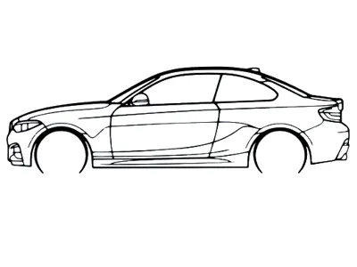 Silhouette BMW F22