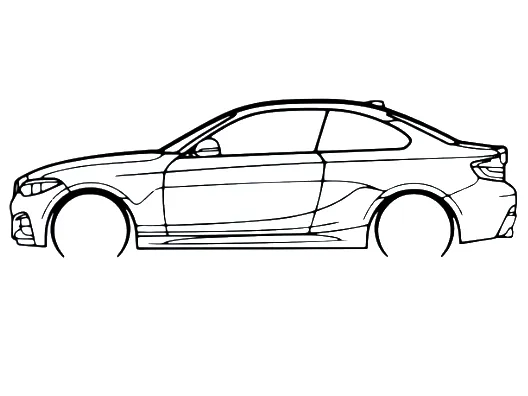 Silhouette BMW F22