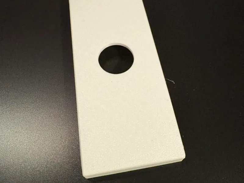 Rectangular cover plate with 36mm hole
