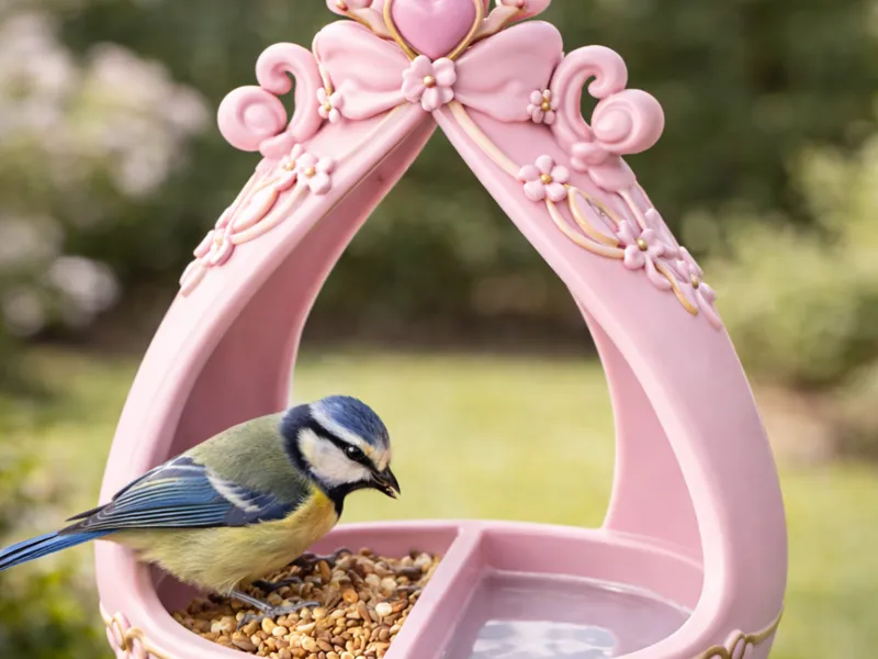 Princess Bird Feeder – Dual Bowl