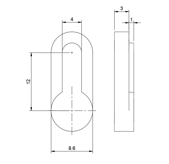 Keyhole screw mount - negative and adjuster - Free 3D Print Model ...