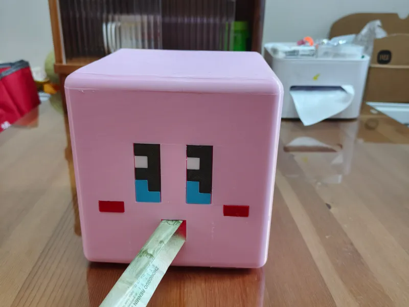 星之卡比方形存钱罐