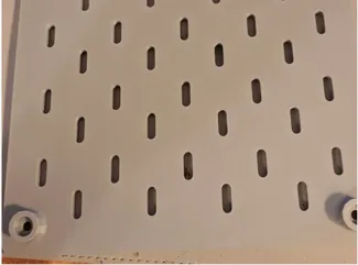 Skadis Pegboard 10mm gap from wall