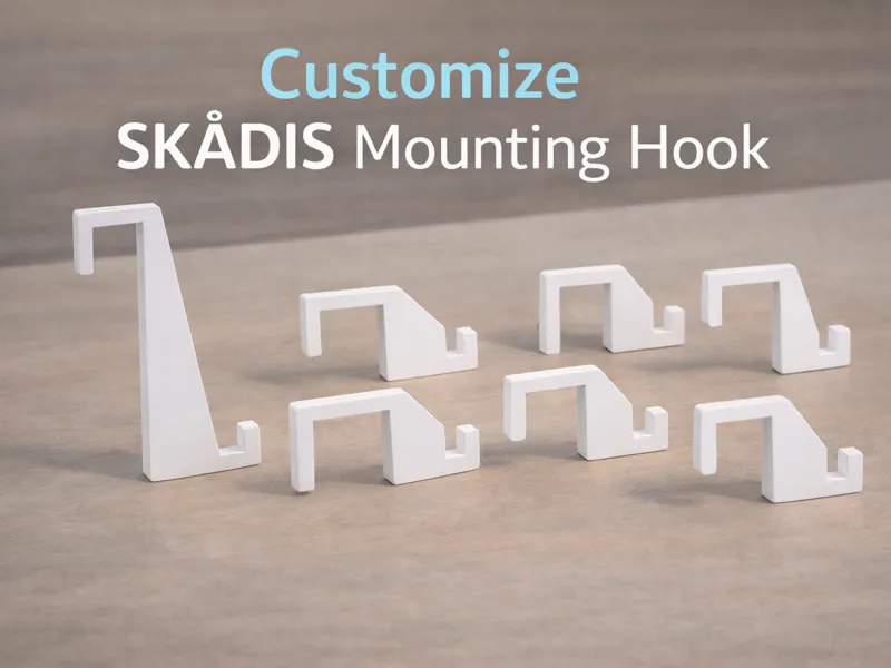 Customizable Skådis Hook Mount