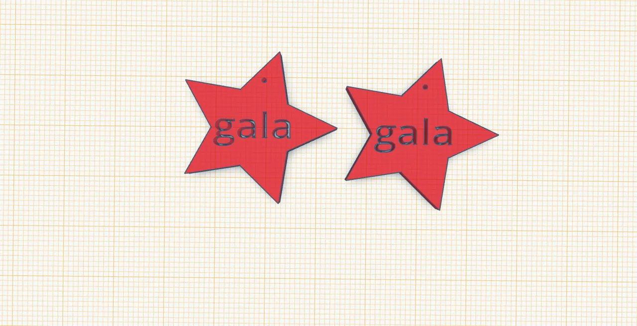 Gala Estrella pendiente view 2