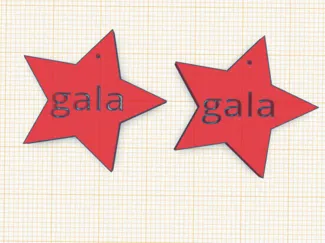 Gala Estrella pendiente