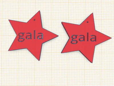 Gala Star earring