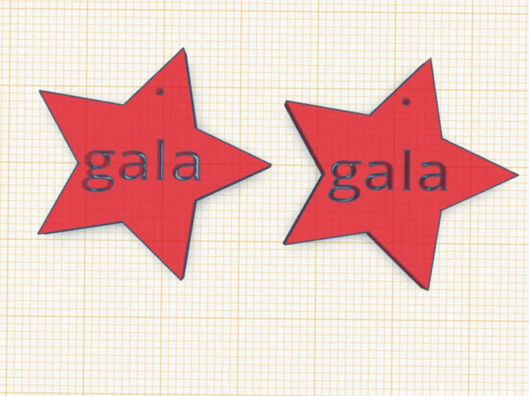 Gala Estrella pendiente