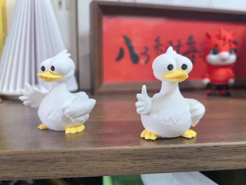 搞笑小鸭,三色打印,U1多色