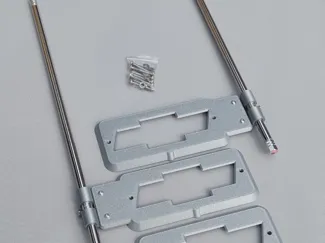 Chevy g20 van Bumper guides with a chevy "logo".