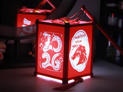 Year of the Horse Lantern/New Year Lantern/Spring Festival Lantern/Handheld Lantern