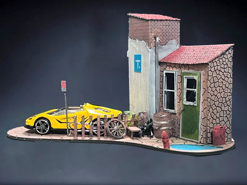 1/64 美式街道小屋