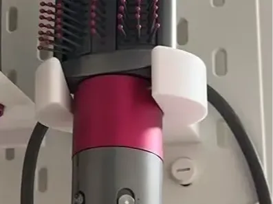 Dyson Airwrap Stand - IKEA Skadis Pegboard