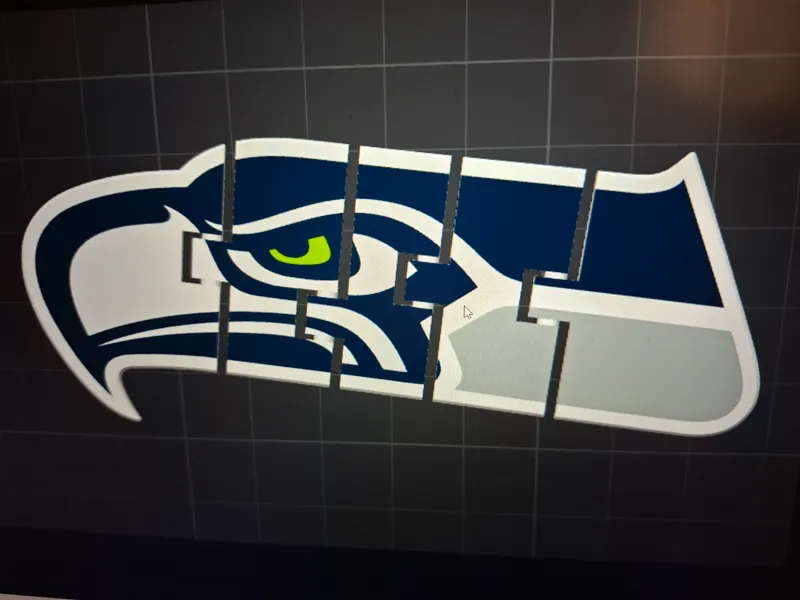 Seattle Seahawks Flexi Fidget / Keychain