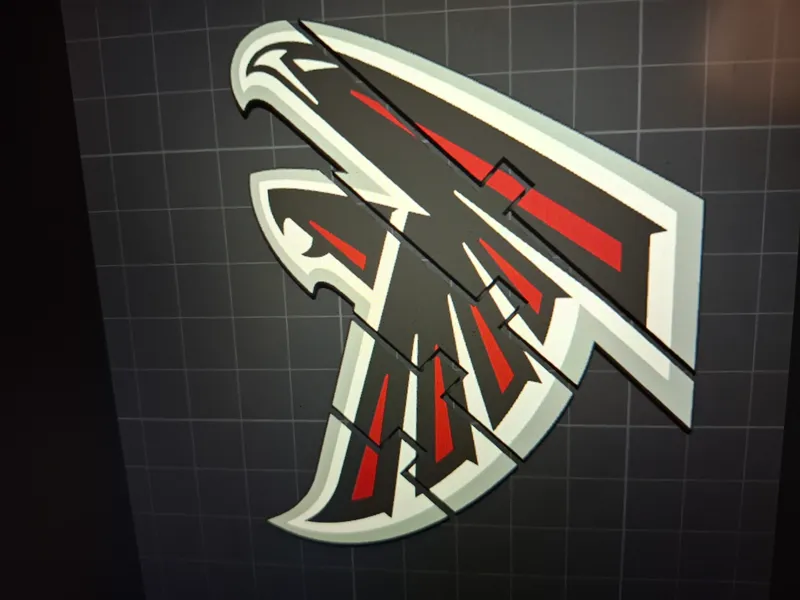 Atlanta Falcons Flexi Fidget Keychain