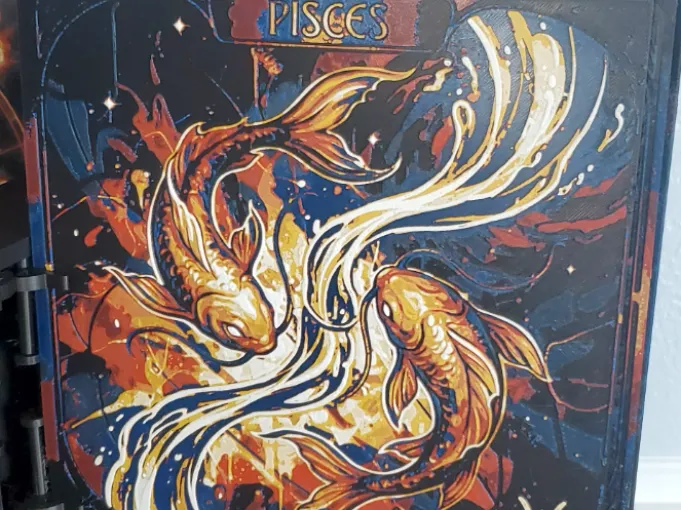 Zodiac Pisces Hueforge