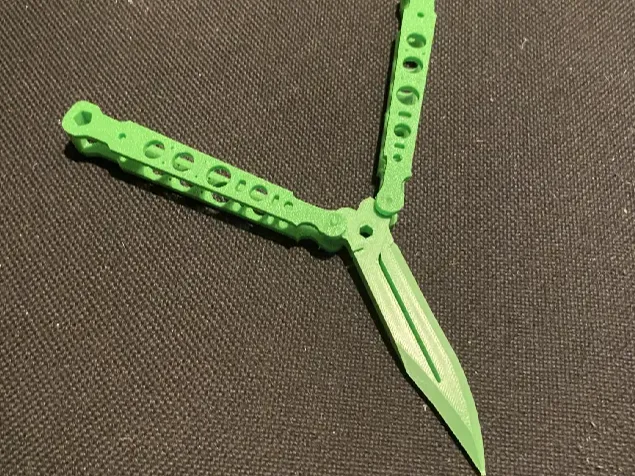 Butterfly Knife (Balisak). (No screws needed)