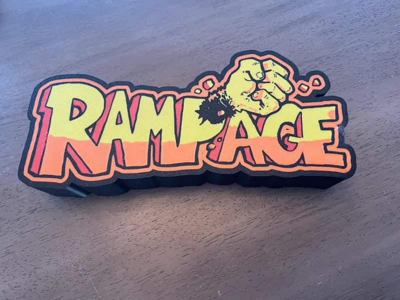Rampage Arcade Lightbox